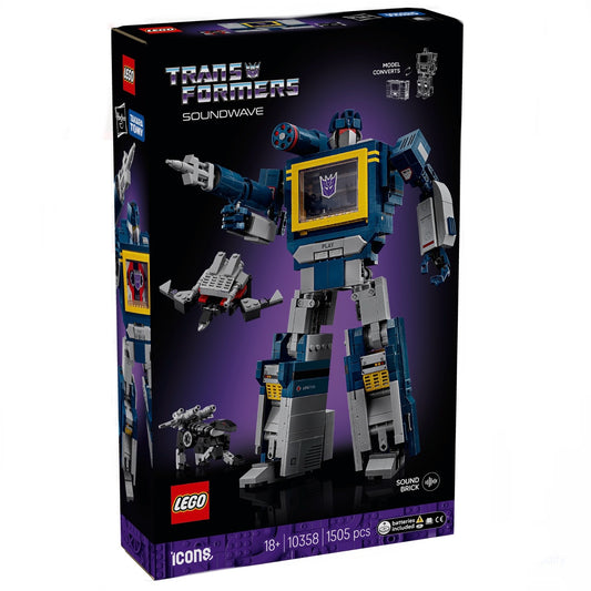 LEGO 10358 ICONS TRANSFORMERS SOUNDWAVE