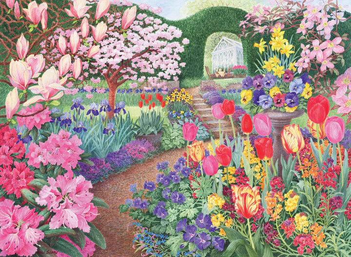 PUZZLE 4X500PC HAPPY DAYS GLORIOUS GARDE