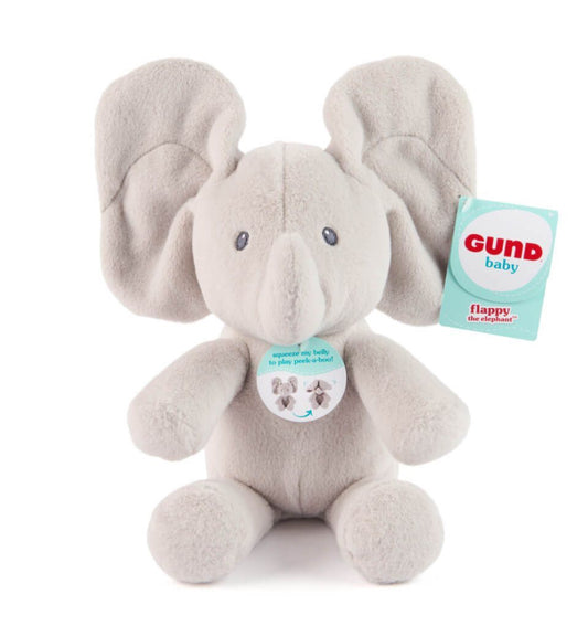 GUND PLUSH ELEPHANT HANDHELD PEEK A BOO