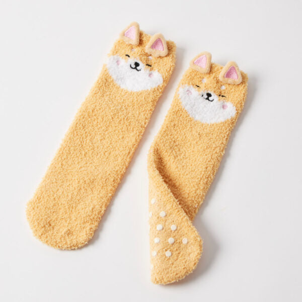 JIGGLE & GIGGLE GRIPPY ANIMAL SOCKS AST