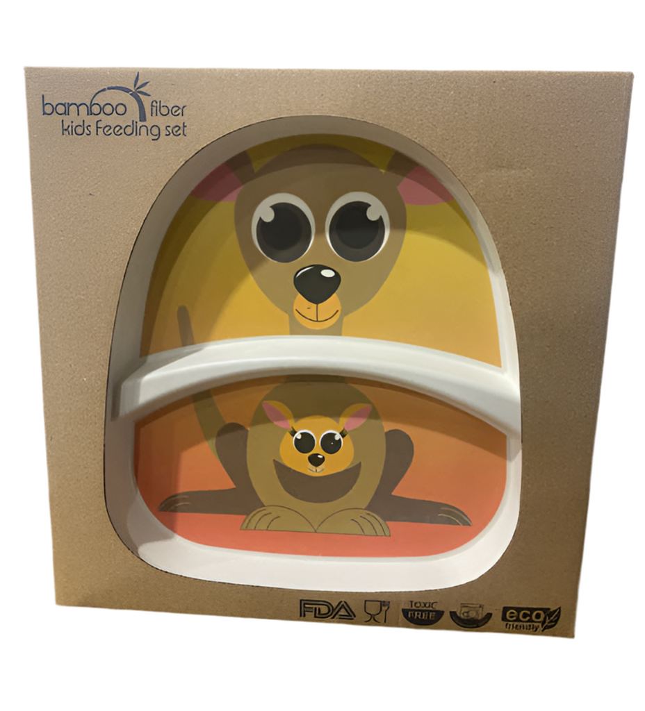 BAMBOO KIDS DINNER SET KANGA