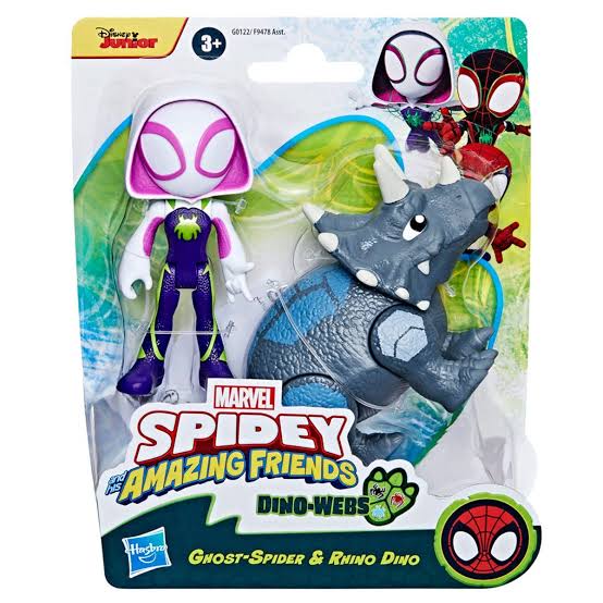SAF SPIDEY & FRIENDS HERO DINO WEB AST
