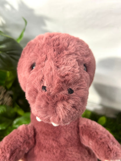 CB BEAR & ME TUSHY PEG T REX DAMSON PINK