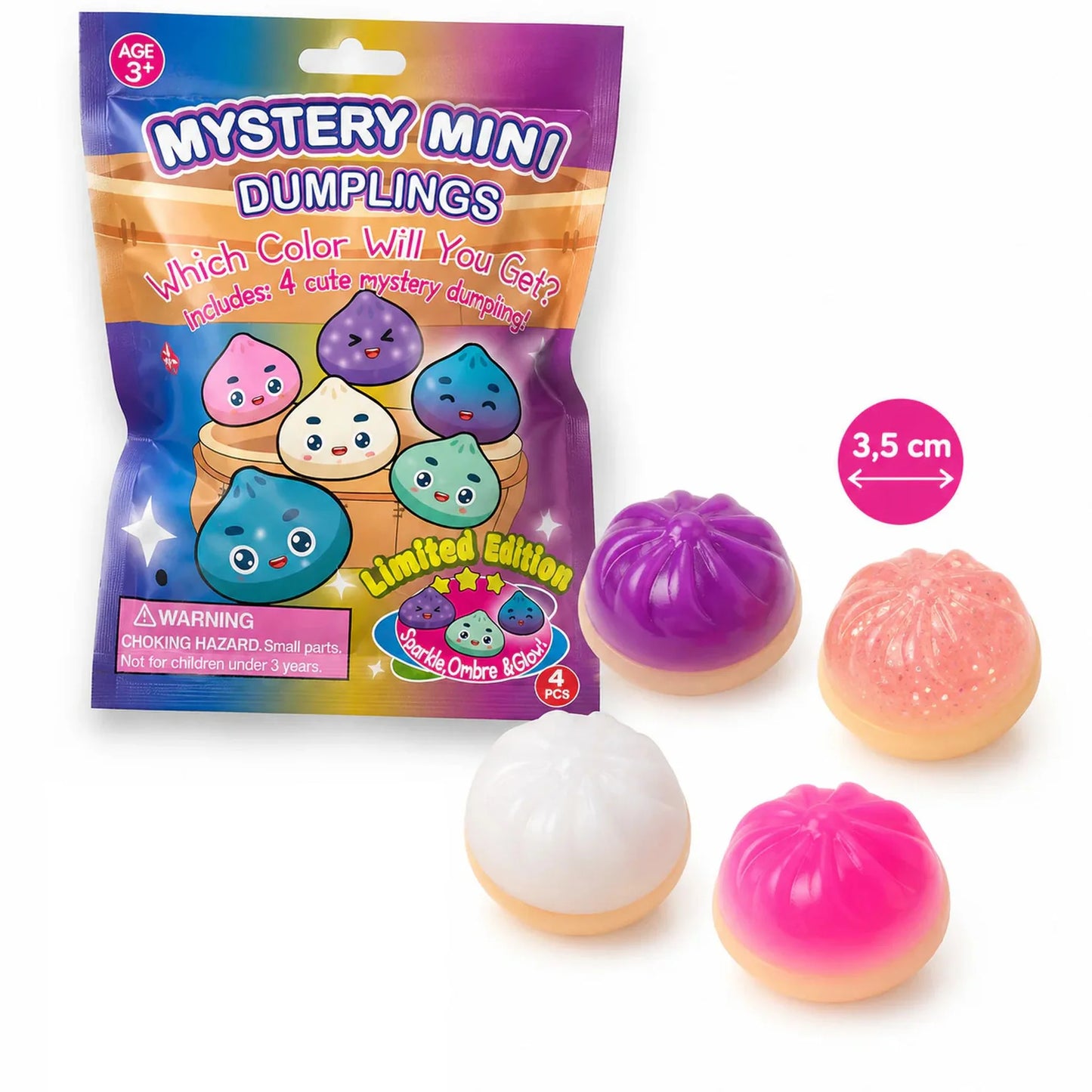 SQUISHY MYSTERY MINI DUMPLINGS 4PK