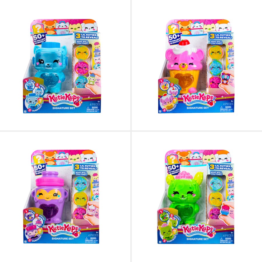KUTIE KUPS 4 PRESS W 3 KUPS AST
