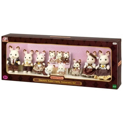 SYL/F CHOCOLATE RABBIT FAMILY ANNI SET