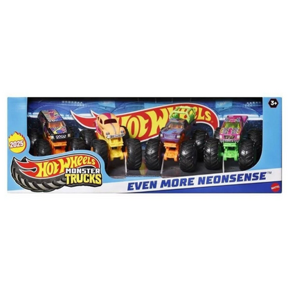 H/W MONSTER TRUCKS 1:64 4 PACK AST 2023