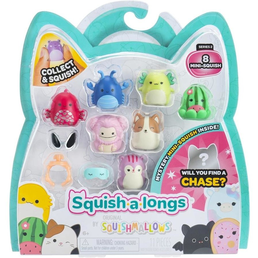SQUISH-A-LONGS 8 PACK AST