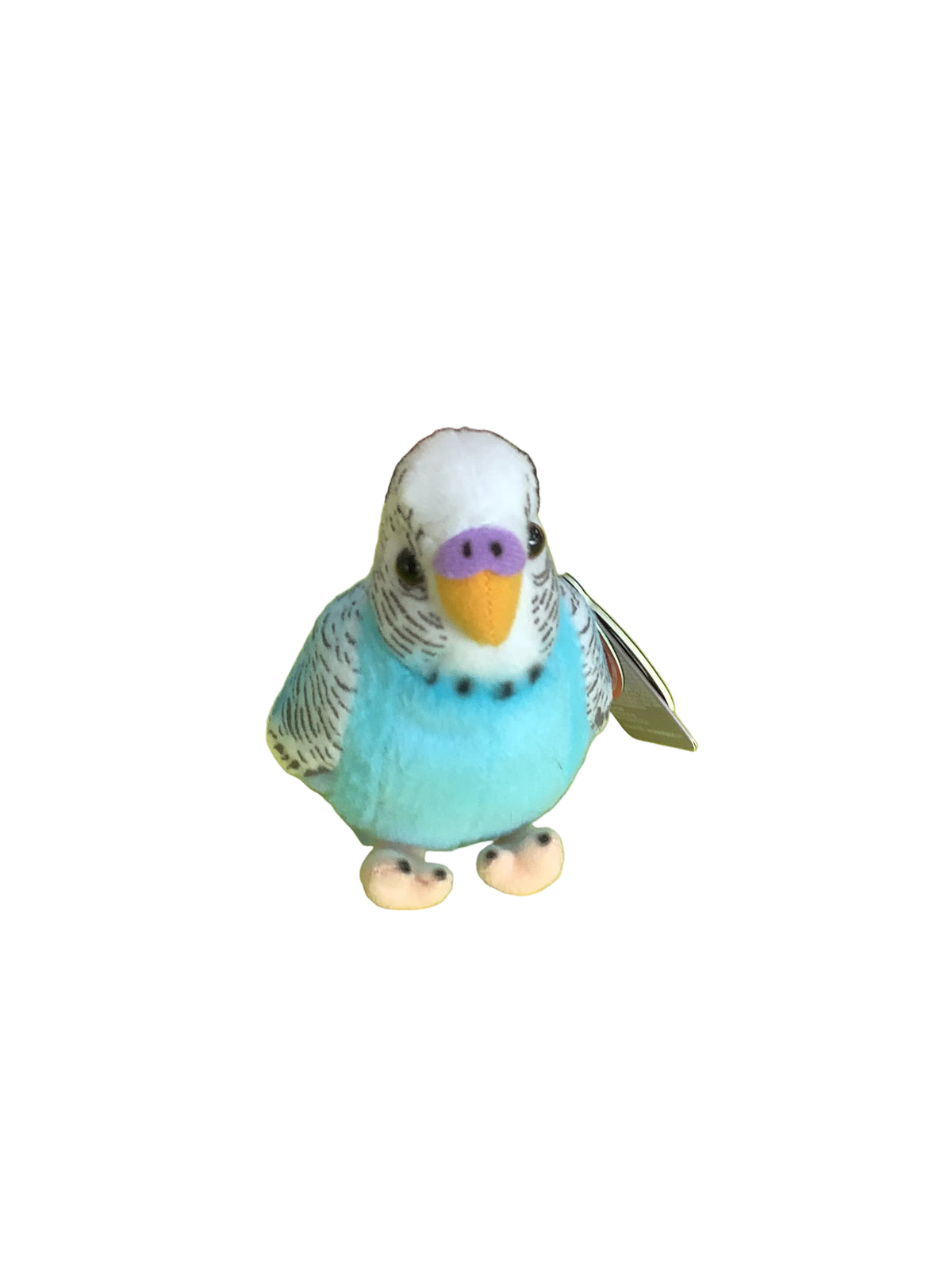 PLUSH LIVING NATURE BLUE BUDGIE W SOUND