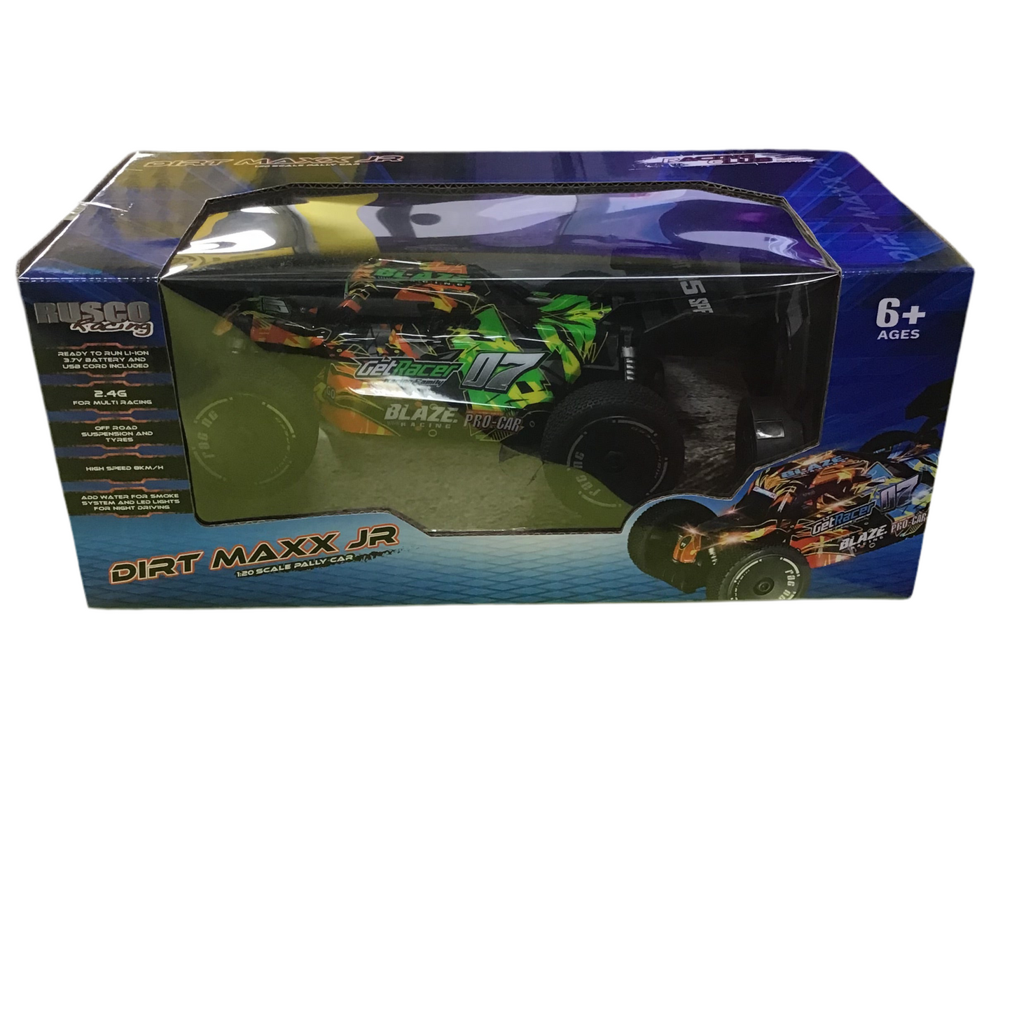 R/C RUSCO DIRT MAXX JUNIOR BUGGY W SMOKE