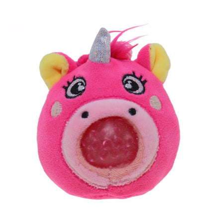 SQUEEGIES WATER BEAD PLUSH PINK UNICORN