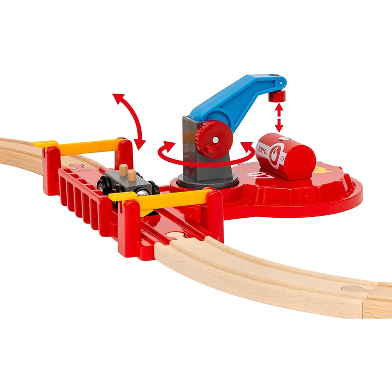 BRIO RESCUE TEAM TRAIN SET 44PCE