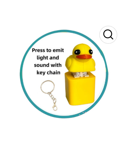 FIDGET KEYCHAIN QUAKING DUCK