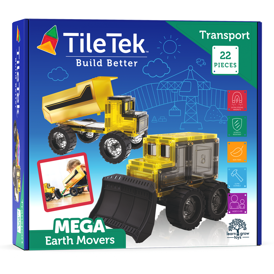TILETEK 22 PC MEGA EARTH MOVERS SET
