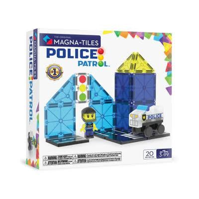 MAGNA TILES POLICE PATROL 20PC