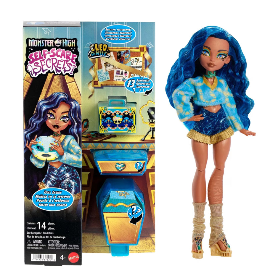 MONSTER HIGH SELF SCARE DOLL CLEO DENILE