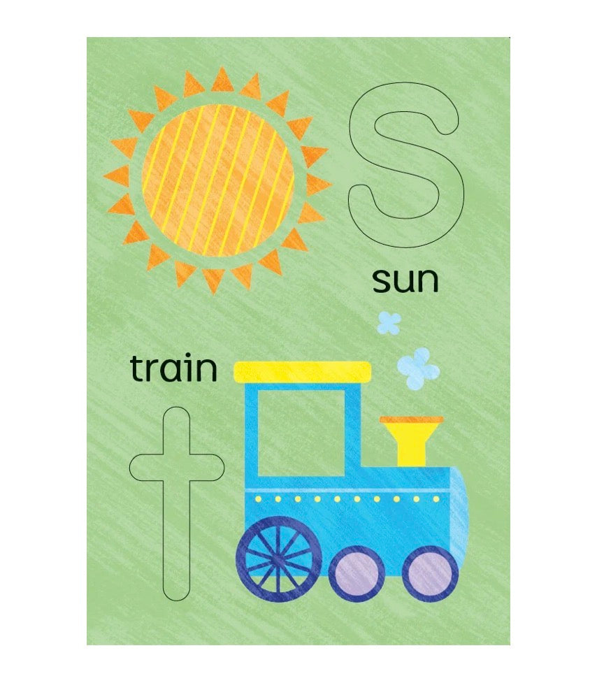 BOOK TOUCH & TRACE GIANT FLASHCARDS ABC