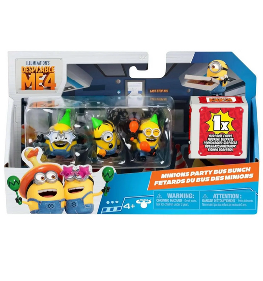 DM4 MINI MINIONS PARTY BUS BUNCH