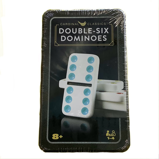 GAME CLASSIC DOUBLE 6 COLORED DOMINOES