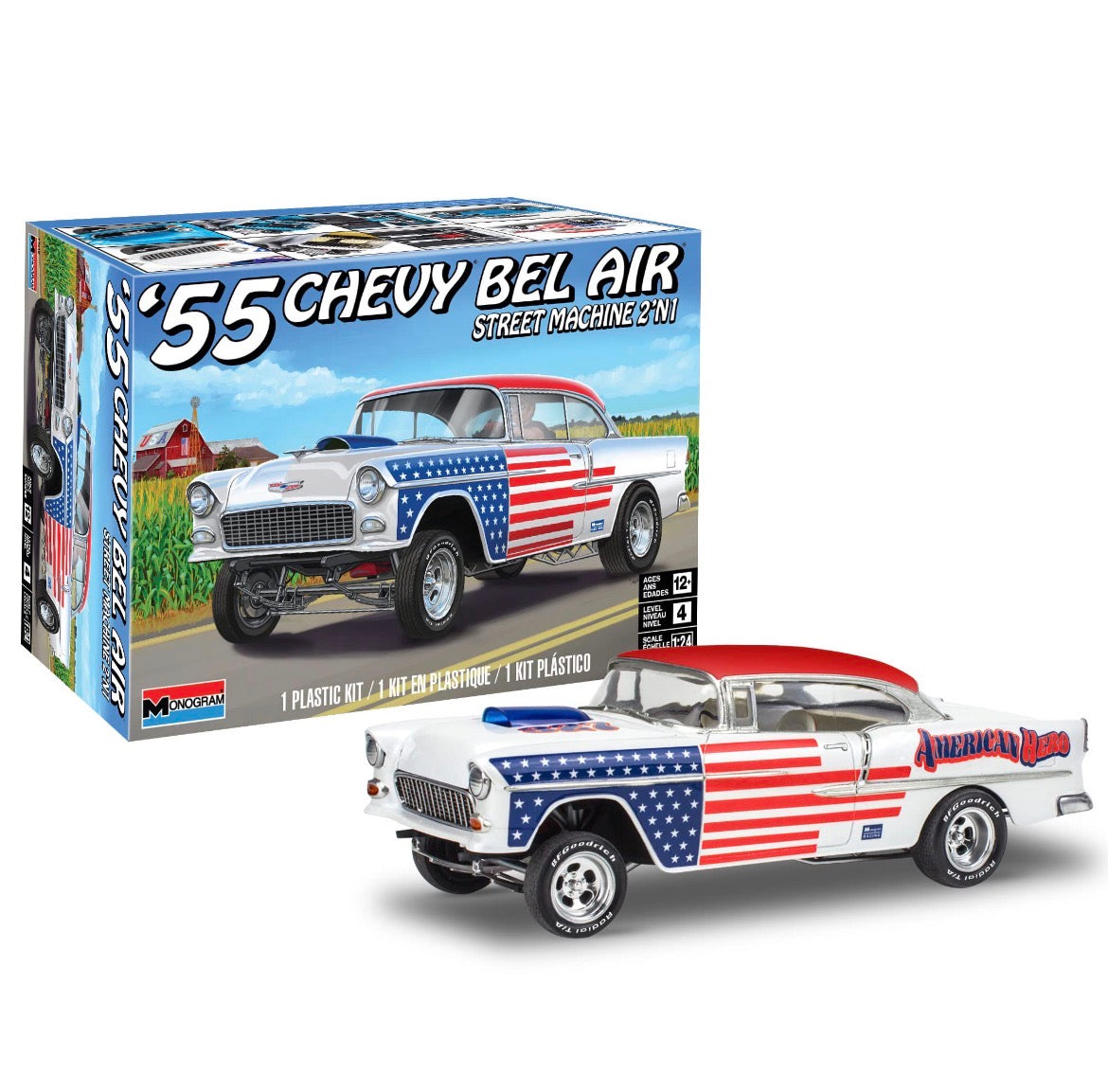 REVELL '55 CHEVY BEL AIR STREET MACHINE