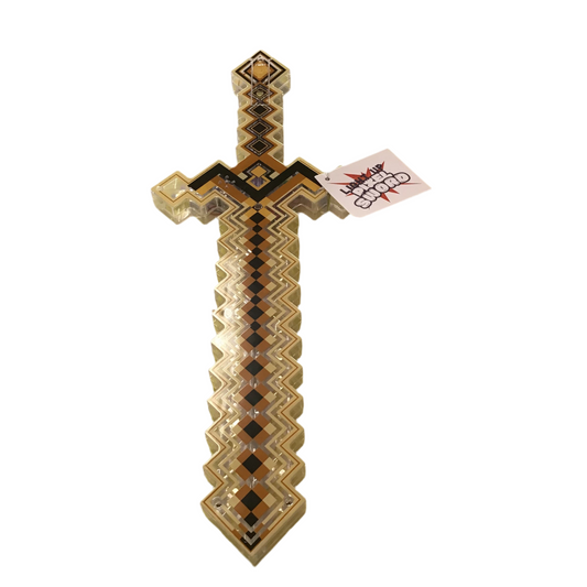 PIXELATED EPIC LIGHT & SOUND SWORD