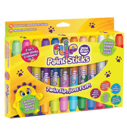 LITTLE BRIAN FLIP PAINT STICKS 12PK