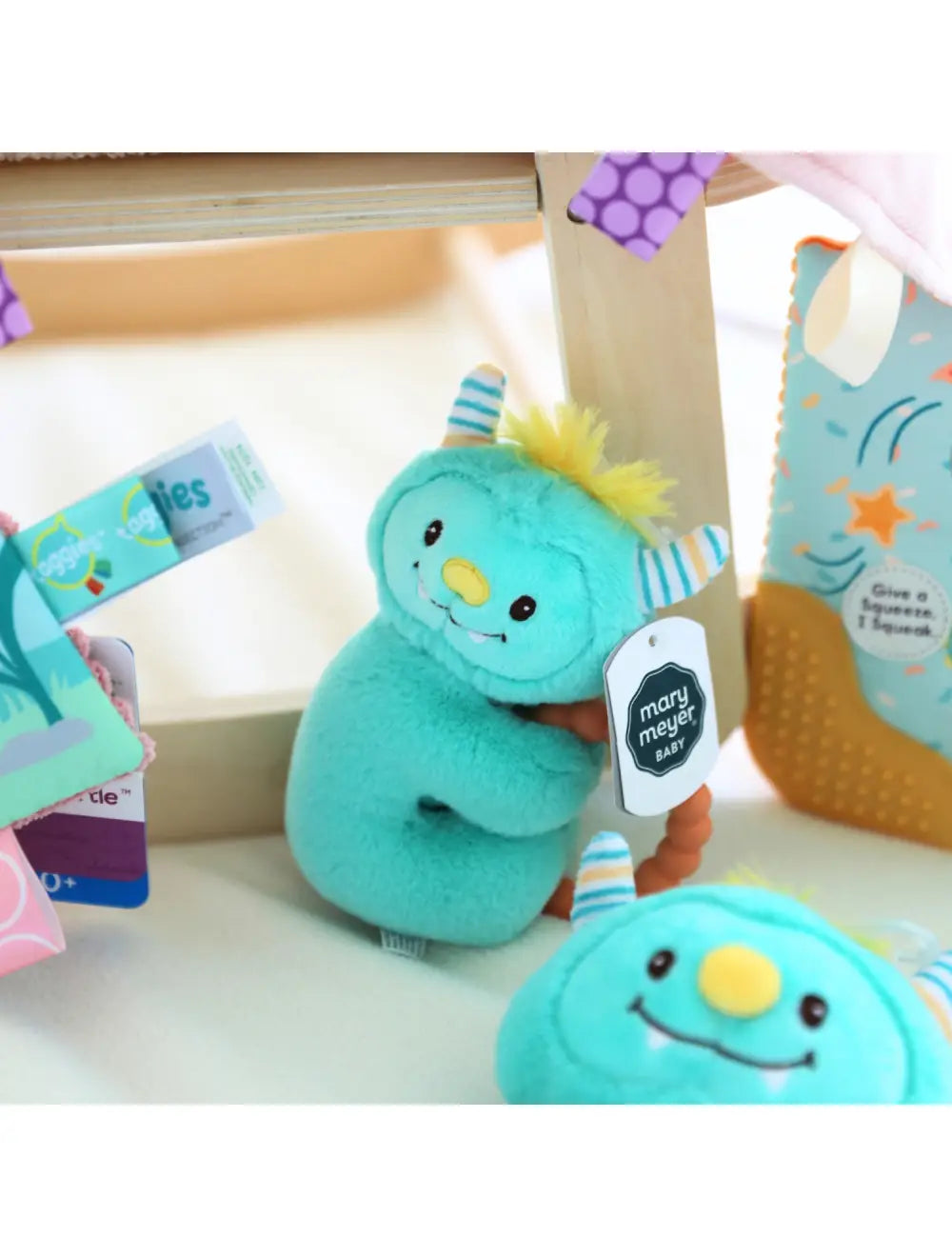 PLUSH MARY MEYER MOOKIE MONSTER RATTLE