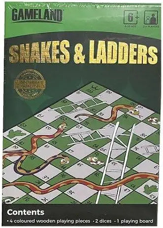 GAME SNAKES & LADDERS GAMELAND