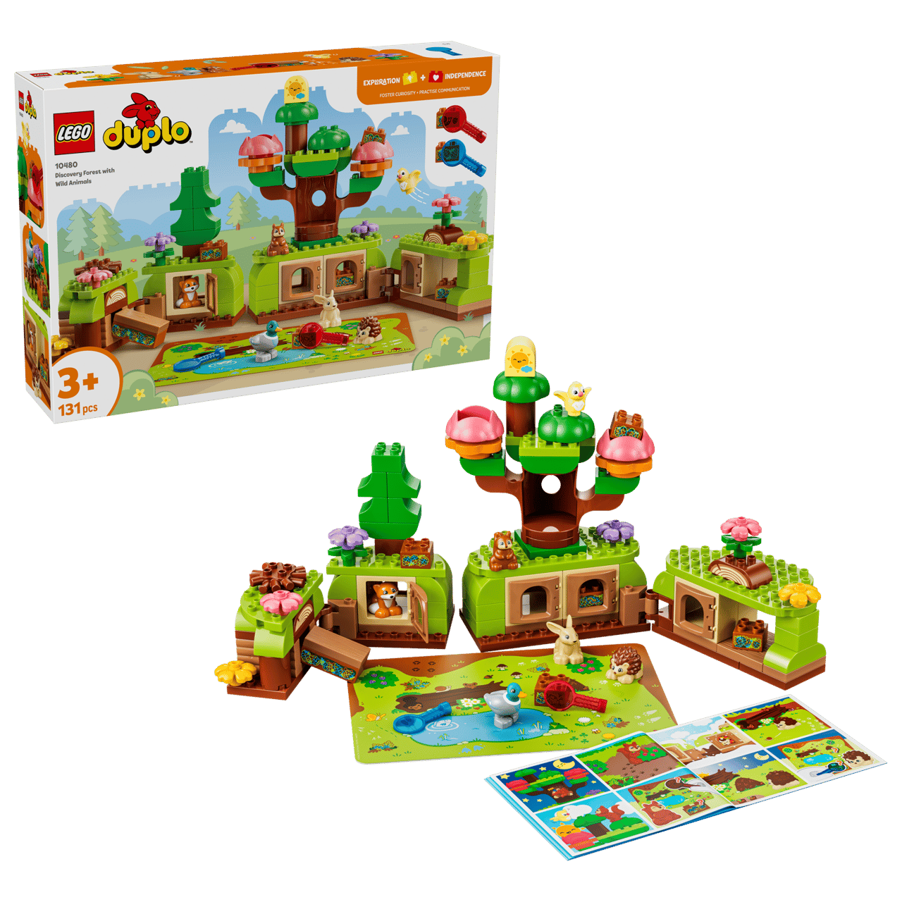 LEGO 10480 DUPLO FOREST W WILD ANIMALS