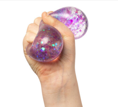 SENSORY GALAXY GLITTER BALLS PNK/PURP/YE