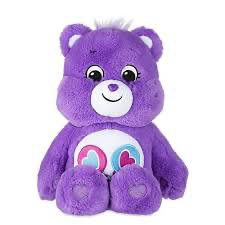 CARE BEARS MED PLUSH PURPLE SHARE BEAR
