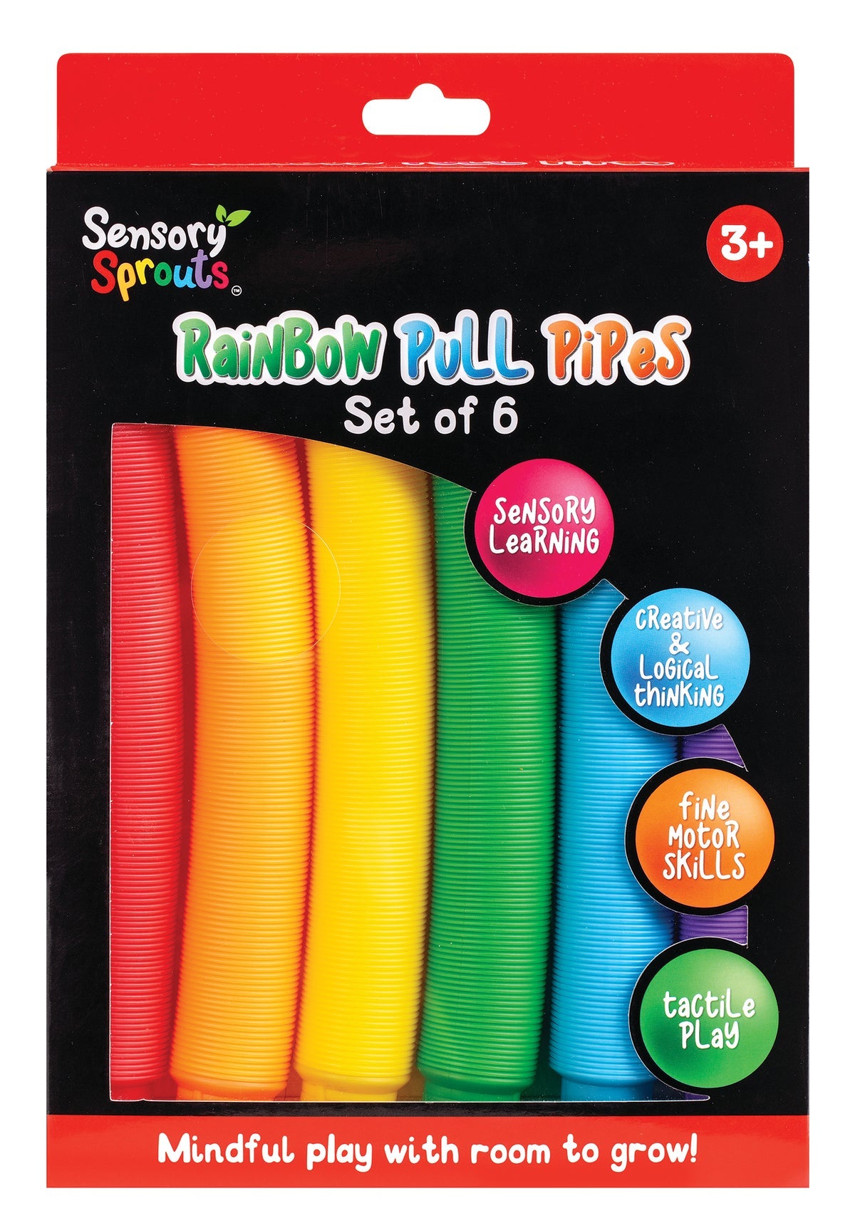 SENSORY RAINBOW PULL PIPES