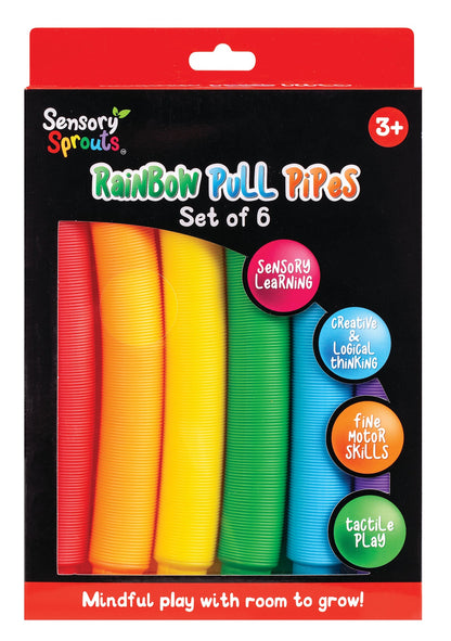 SENSORY RAINBOW PULL PIPES