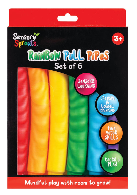 SENSORY RAINBOW PULL PIPES