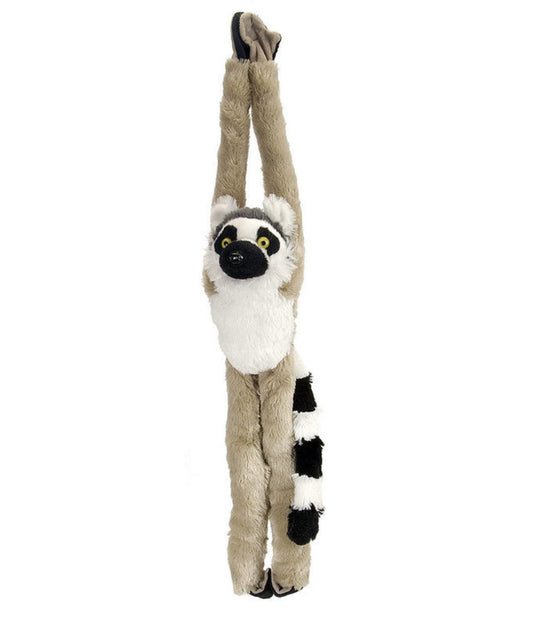 WILD PLUSH HANGING RING TAILED LEMUR