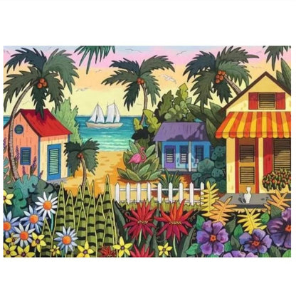 PUZZLE 500PC TROPICAL VIBES