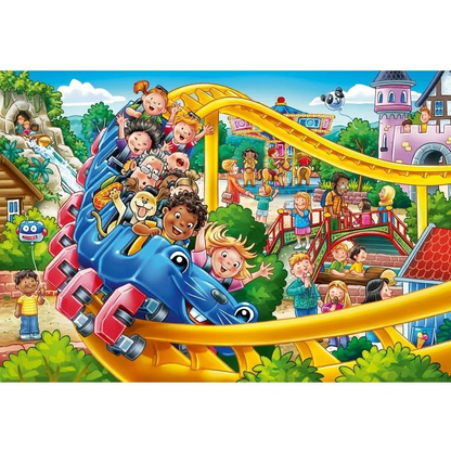 PUZZLE 2X24PC AMUSEMENT PARK FUN