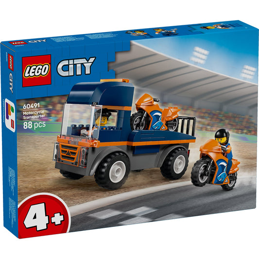 LEGO 60491 CITY MOTORCYCLE TRANSPORTER