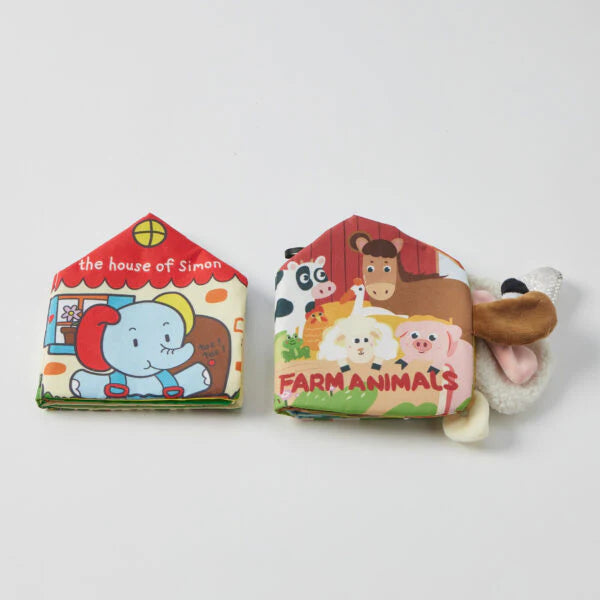 JIGGLE & GIGGLE FABRIC BOOK FARM/JUNGLE