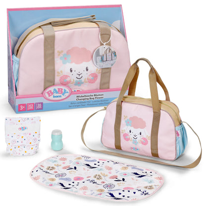 BB BABY BORN CHANGING BAG FLOWER