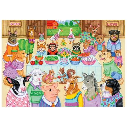 PUZZLE 35PC BARN PARTY