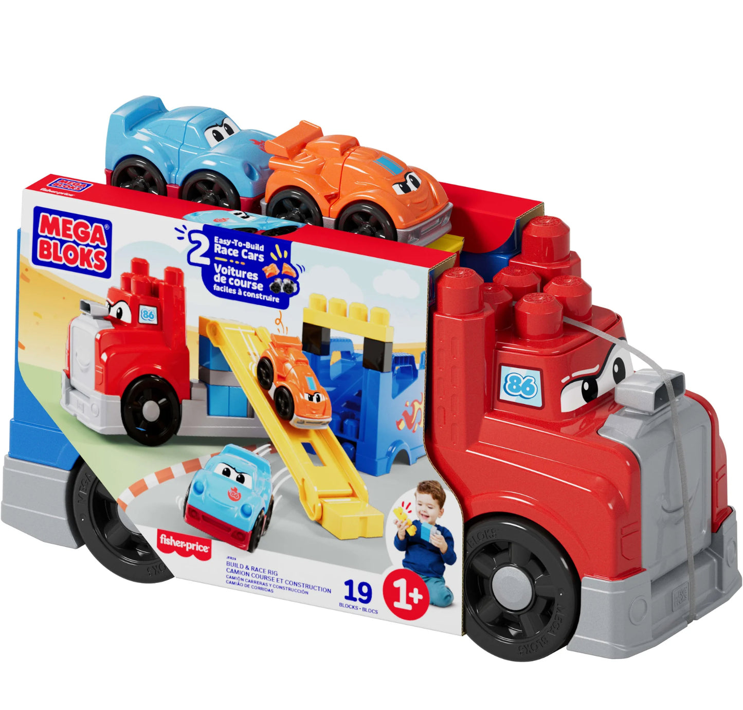 F/P MEGA BLOCKS BUILD & RACE RIG