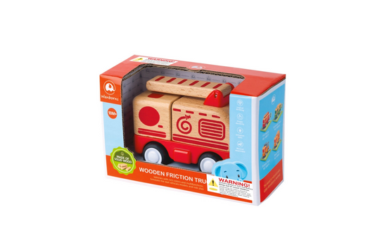 WOODEN FRICTION L&S FIRE TRUCK