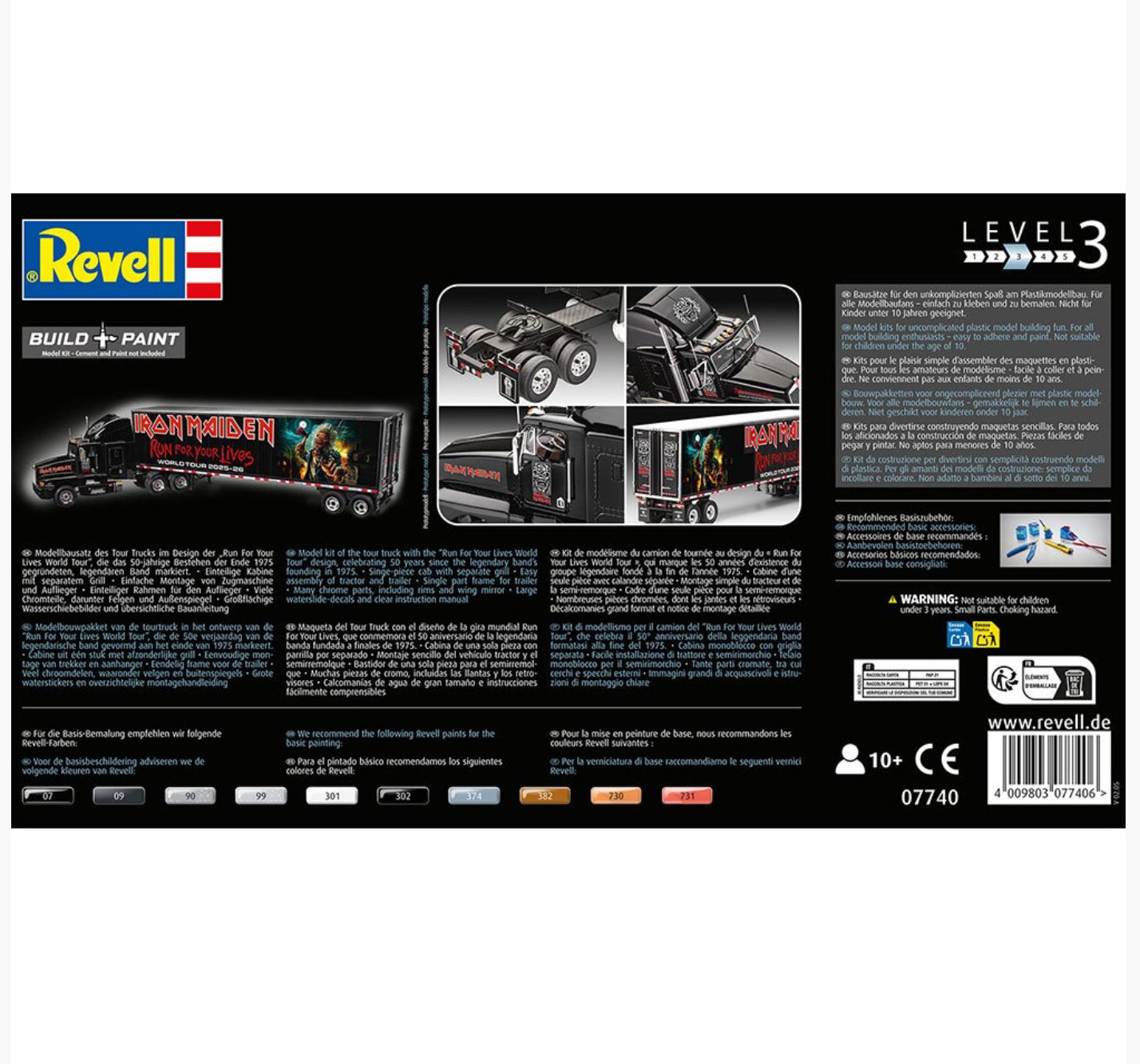 REVELL 1:32 TOUR TRUCK IRON MAIDEN 50TH