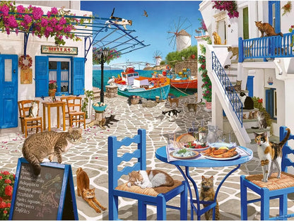 PUZZLE 1500PC CATS OF MYKONOS