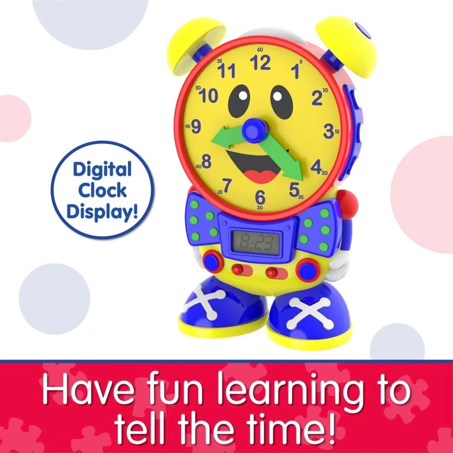 TLJ TELLY THE TEACHING TIME CLOCK