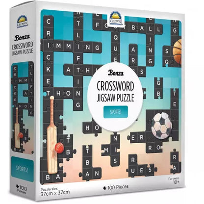 PUZZLE 100PC BONZA CROSSWORD AST