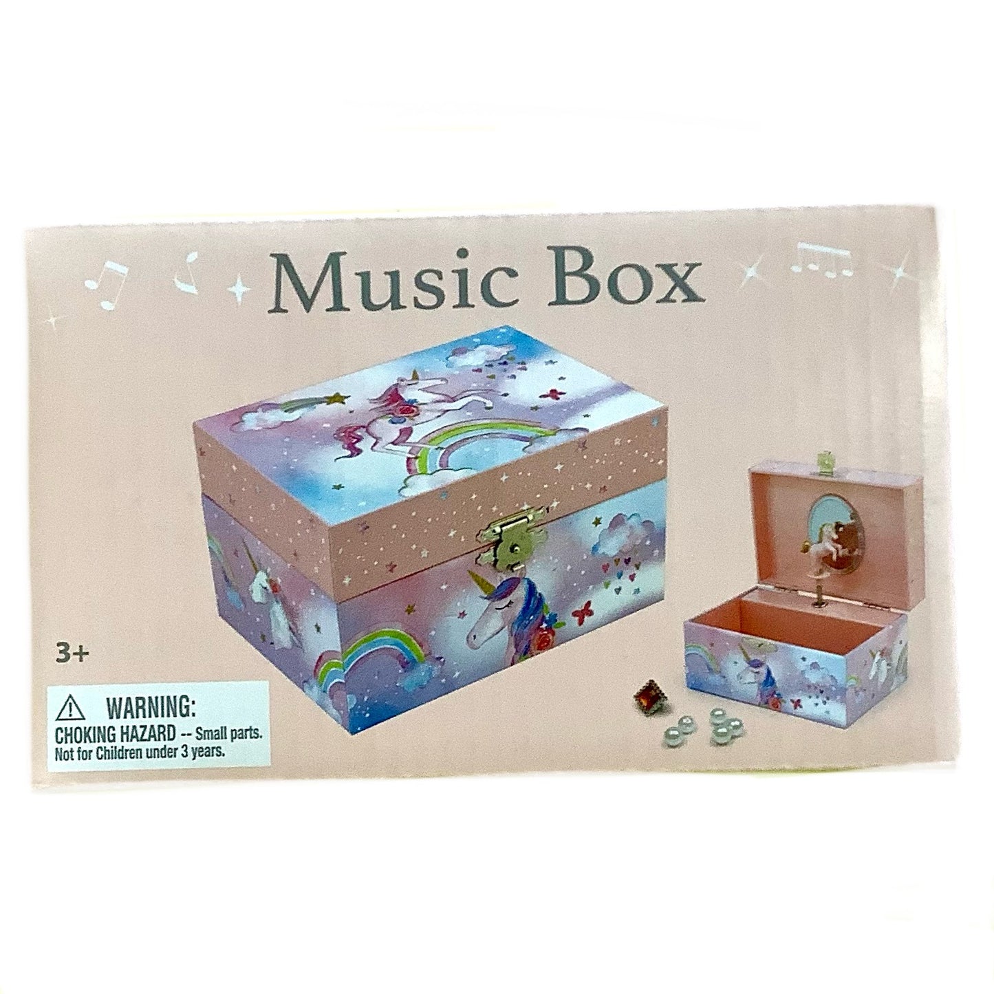 MUSIC BOX UNICORN RAINBOW