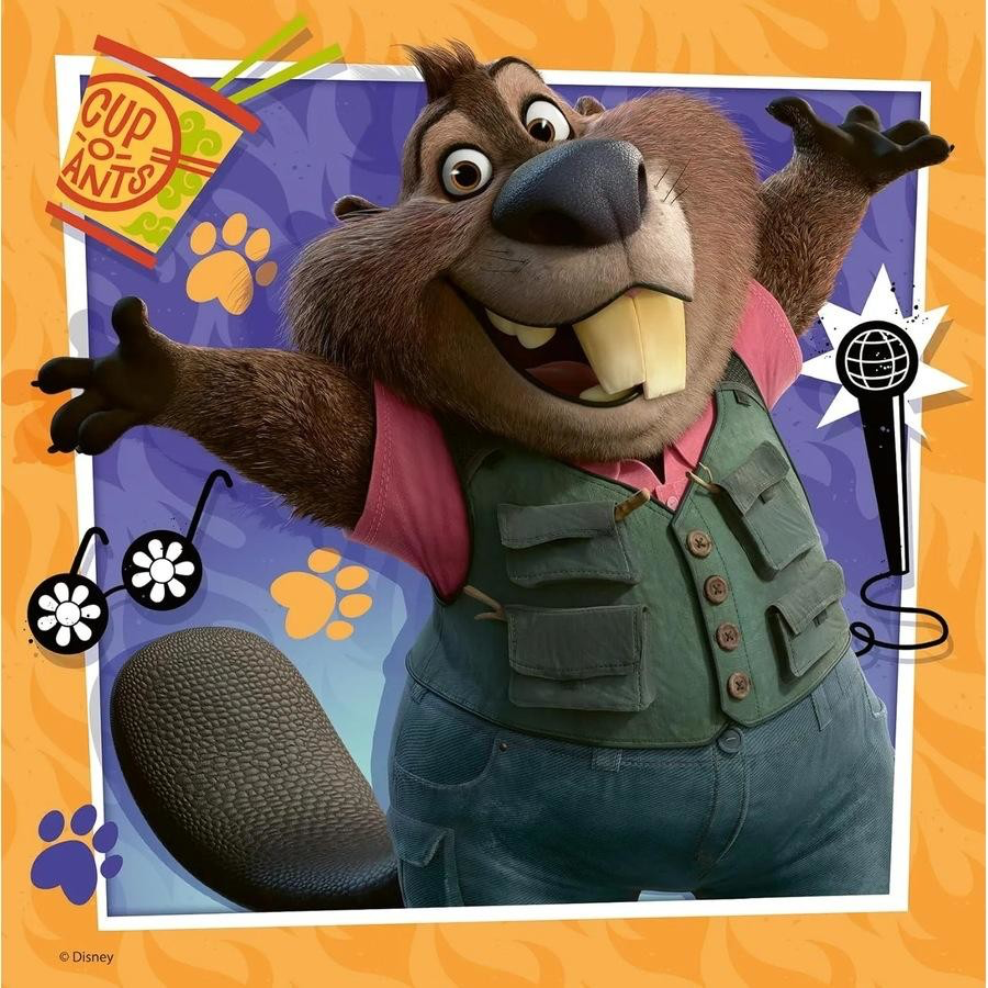 PUZZLE 3X49PC ZOOTOPIA 2 NEW MISSION