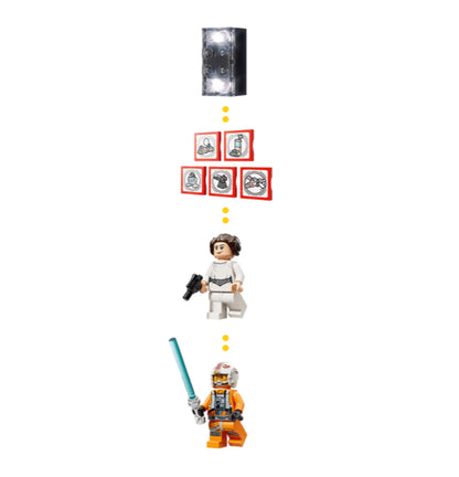 LEGO 75423 S/W S/P LUKE RED FIVE X-WING